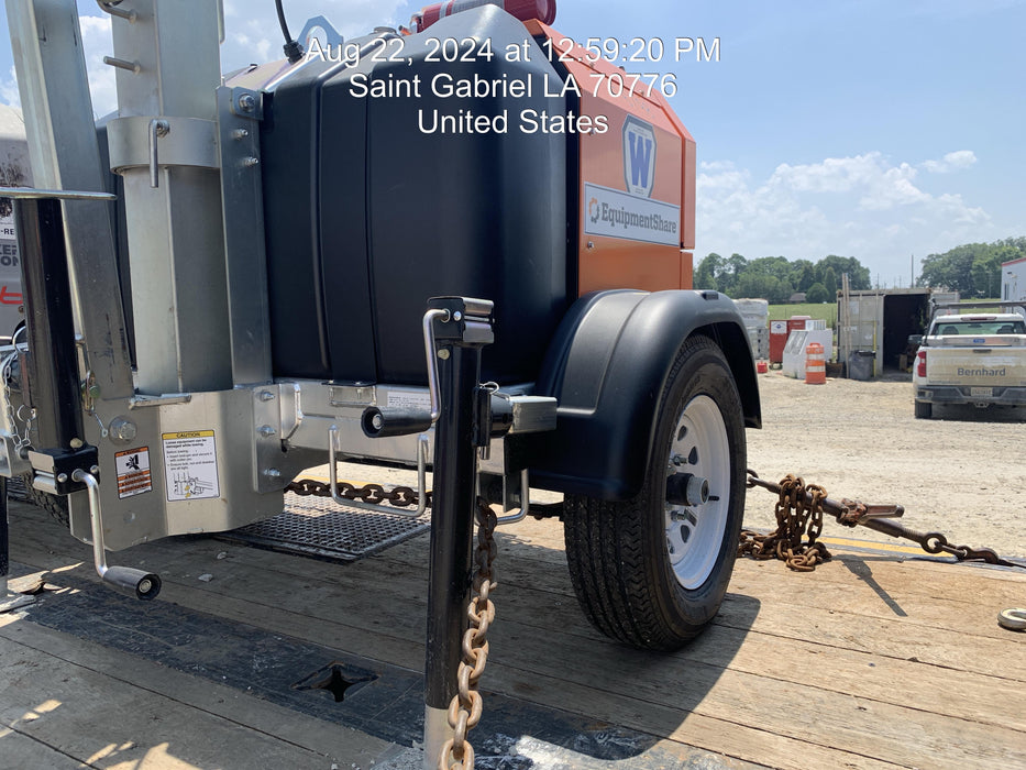 2024 Wanco WLTT-4MM4K Diesel, Deep Sea Controller, Shore Power Plug, Auto Start, (4) 350W LED Floodlights, 4kW Generator, 60 Gal Fuel Tank, 2" Ball, T3