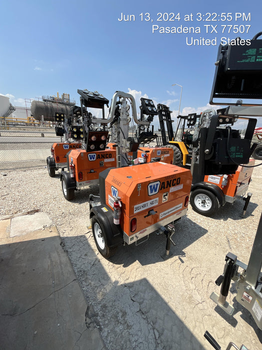 2024 Wanco WLTT-4MM4K Diesel, Deep Sea Controller, Shore Power Plug, Auto Start, (4) 350W LED Floodlights, 4kW Generator, 60 Gal Fuel Tank, 2" Ball, T3