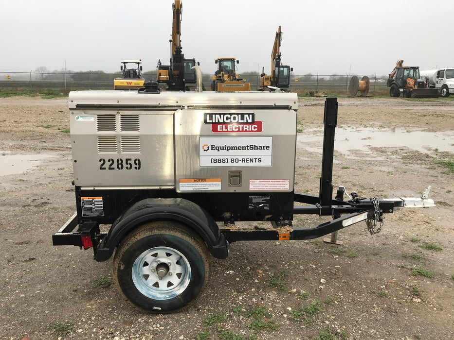 2019 Lincoln Electric Vantage 322 Lincoln Vantage 322 Welder w/Trailer, Light Kit, Cable Rack