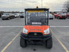 2022 Kubota RTV-X1140W-H Plastic Canopy, Windshield Acrylic Clear, LED Strobe Light, Wire Harness Kit, Back up Alarm