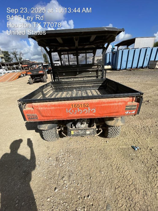 2021 Kubota RTV-X1140W-H Plastic Canopy, Windshield Acrylic Clear, LED Strobe Light, Wire Harness Kit, Back up Alarm