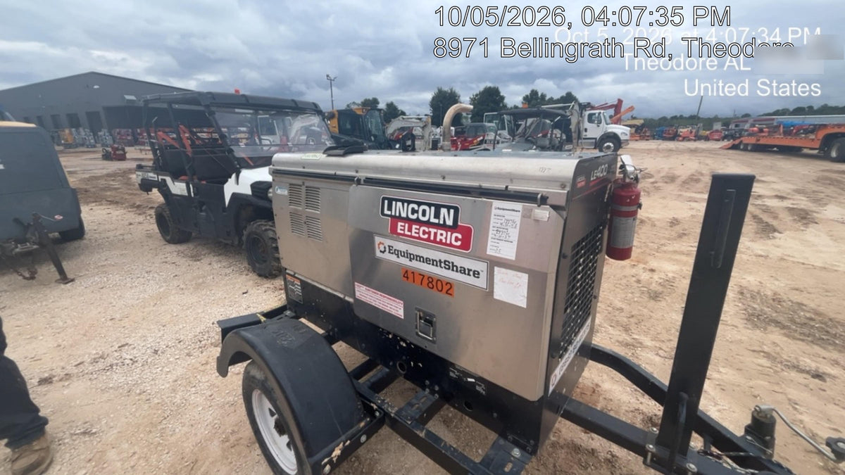 2024 Lincoln Electric LE400 Kubota V1505, Trlr, Cable Rack, Light Kit, ES Decals, T3