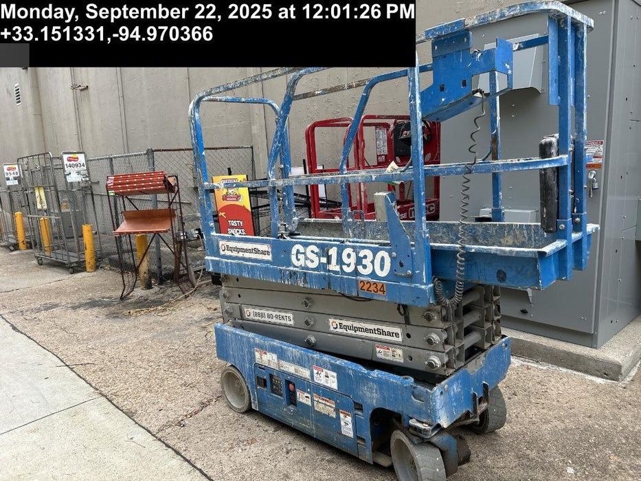 2016 Genie GS-1930 Genie GS1930 Scissor Lift