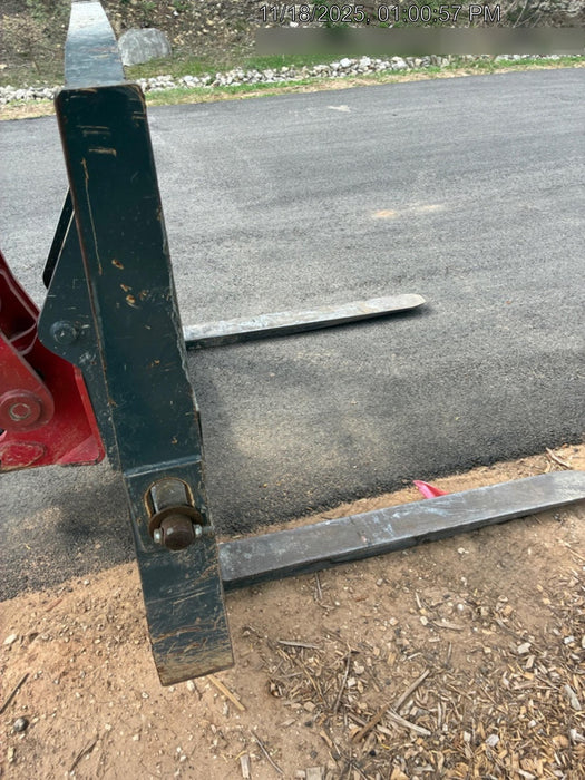 2019 Manitou MTA8044 MTA 8044 - 74 HP T4, Canopy, Worklights/Strobe, Beacon, 66" Carriage, 48" Forks, Solid Tires, Lift Hook, Aux Hydraulics