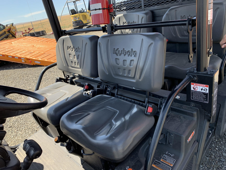 2020 Kubota RTV-X1140W-H 4WD utility cart -LED strobe -Windshield tempered glass -Plastic canopy -Wire harness kit -Backup alarm