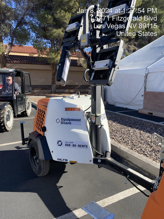 2023 Generac MLT2 Diesel, Flex Switch 120V Input, Powerzone Controller, 
(4) 320W LED Lights, 4kW Generator, 39.9 Gal Fuel Tank, 2" Ball, T3