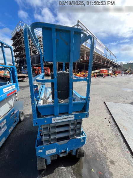 2020 Genie GS-1930 Fixed rails with chain entry gate - Pre A92.20, 800W Inverter