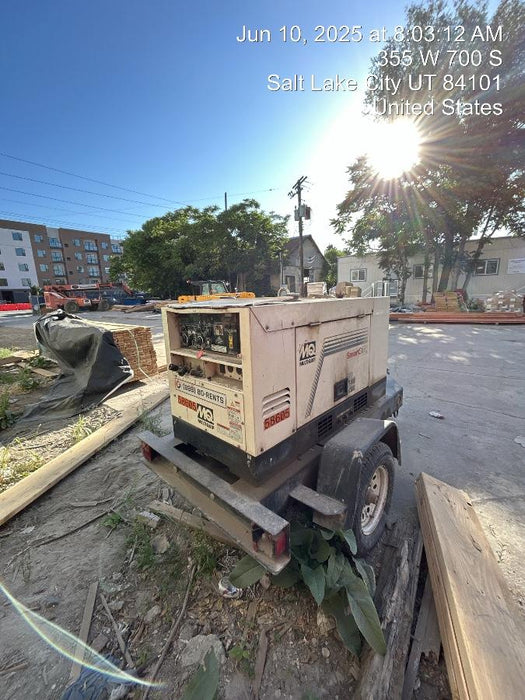 2020 Multiquip DLW400ESA4 400 amp Welder, 14kW, 120/240V, T4F Kubota, Trailer