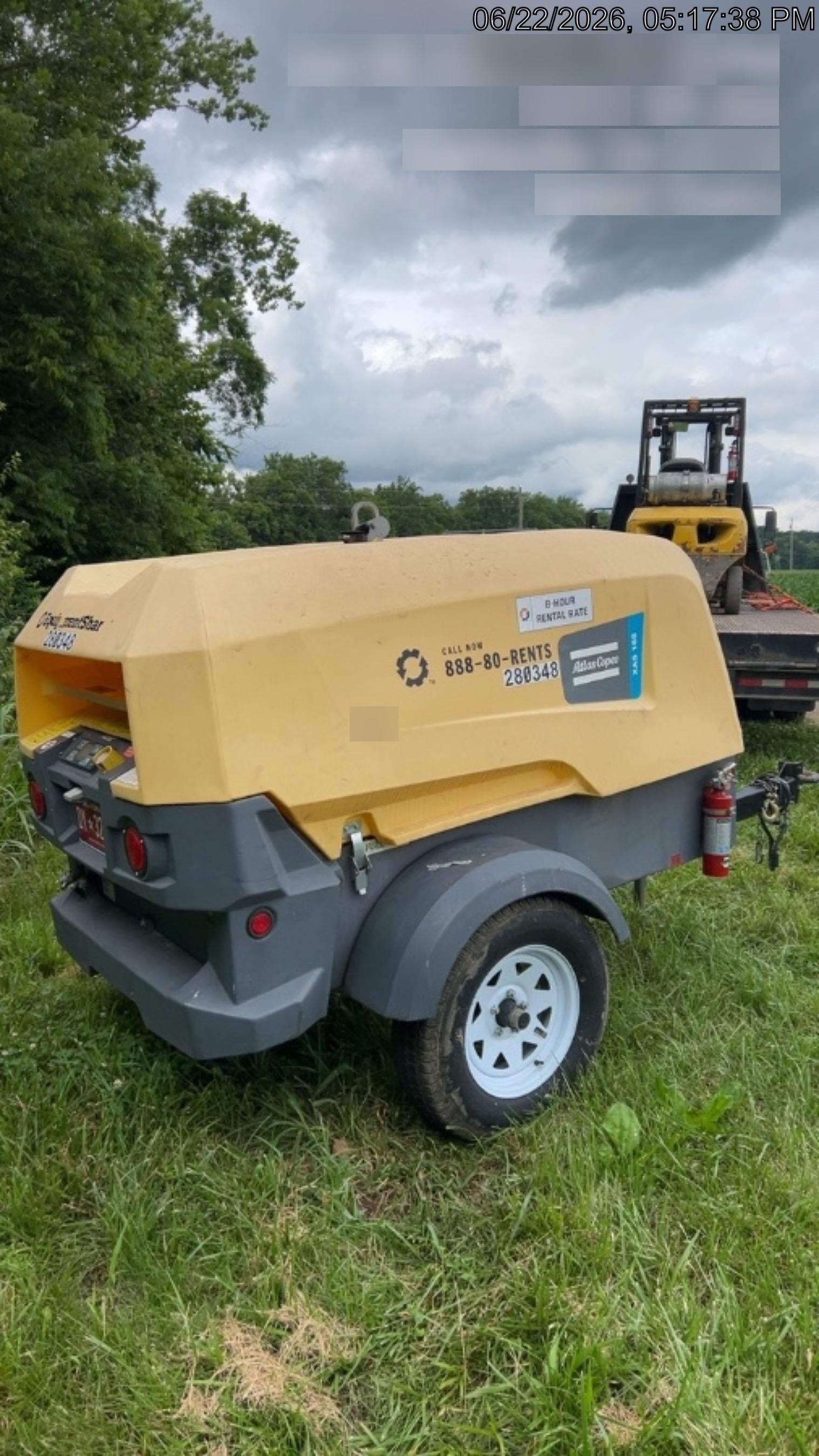 2022 ATLAS COPCO XAS188 CWK