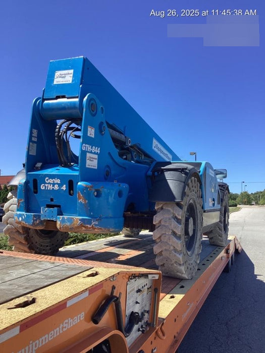 2018 Genie GTH-844 Genie GTH-844 w/ROPS, Work Lights, Solid Tires, RH Cab Mesh, Beacon, 60" Carriage and Forks