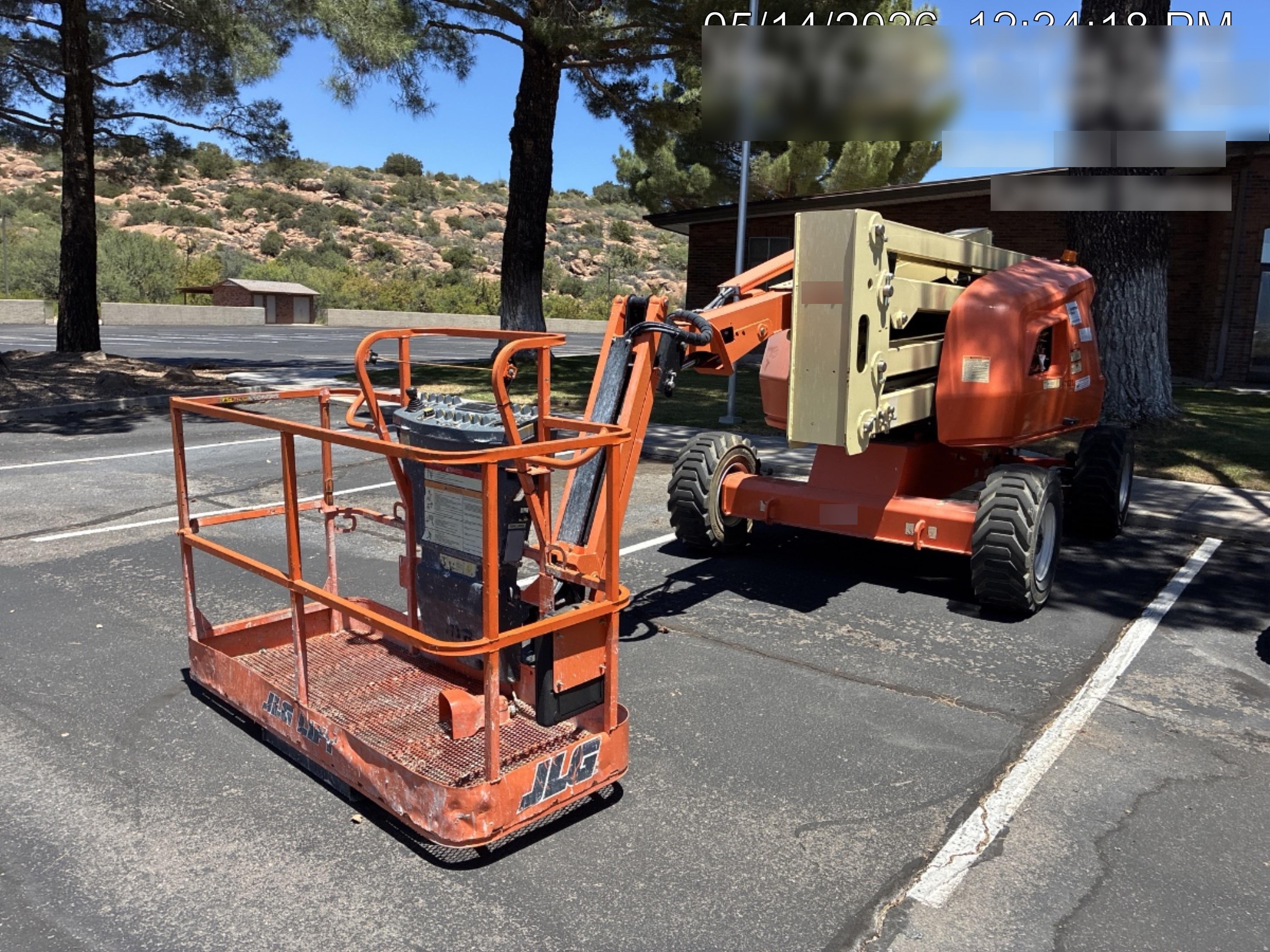 2019 JLG 450AJ Deutz Diesel Engine, Hi Flotation Tires, Welder-Ready Package, Rotating Beacon