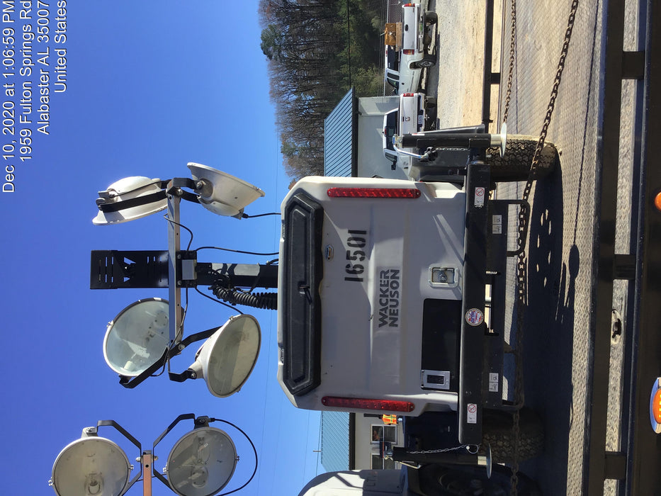 2018 Wacker Neuson LTV6L-MH Wacker Neuson LTV6L Mobile Light Tower w/Fuel Level Sensor Installed