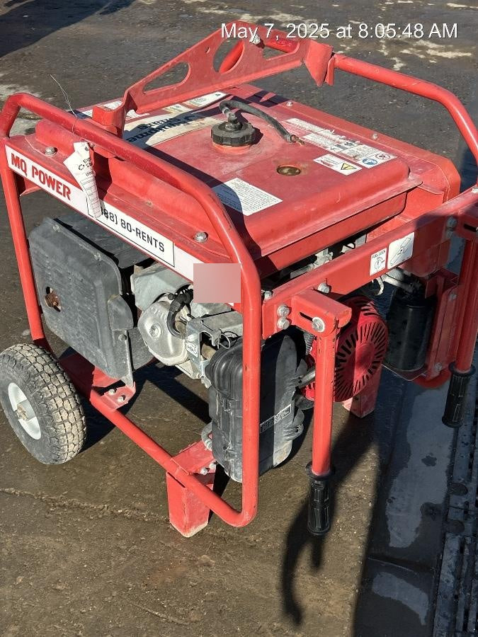 2020 Multiquip GA6HR Gen 6kW Honda GX340 GFCI Wheel Kit