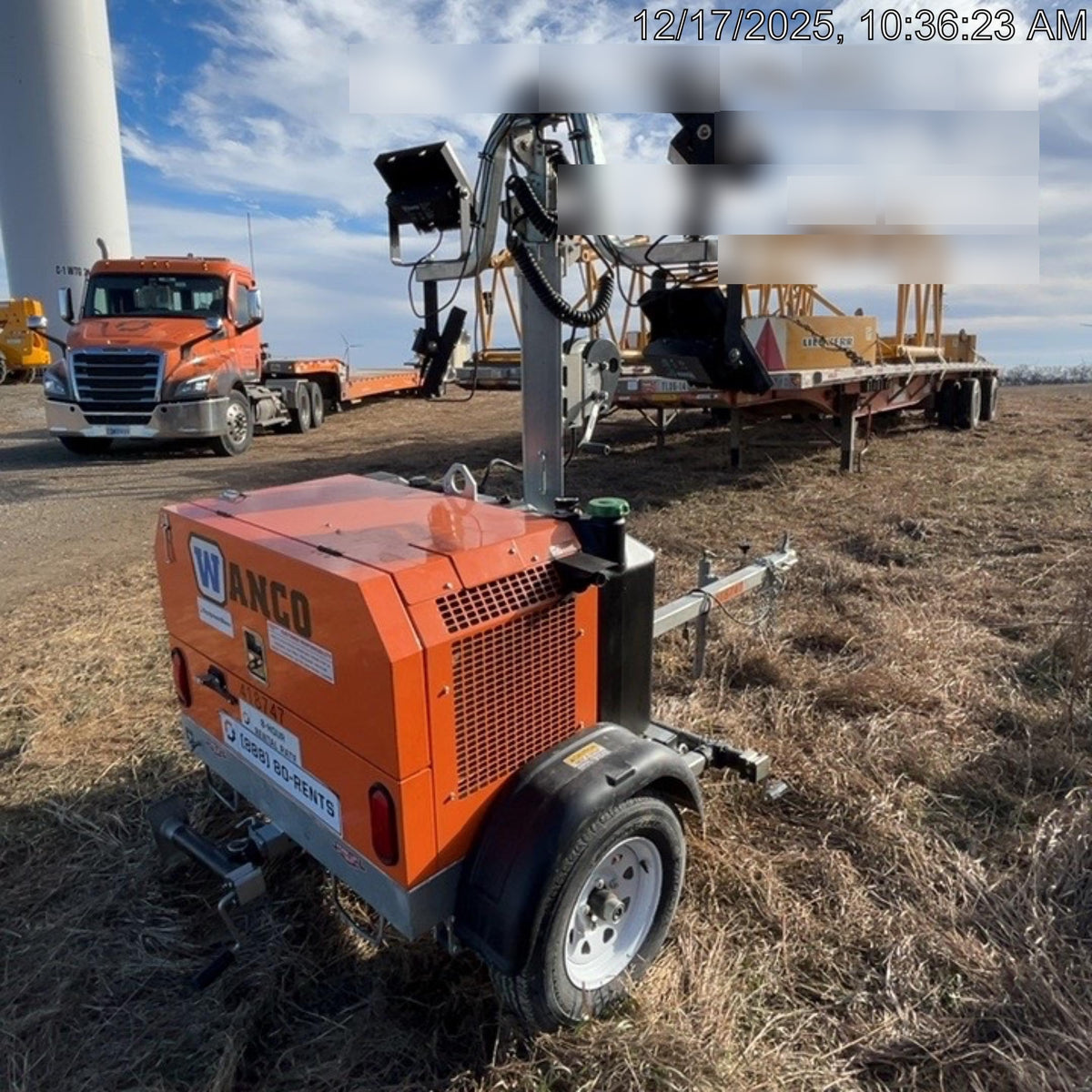 2024 Wanco WLTT-4MM4K Diesel, Deep Sea Controller, Shore Power Plug, Auto Start, (4) 350W LED Floodlights, 4kW Generator, 60 Gal Fuel Tank, 2" Ball, T3