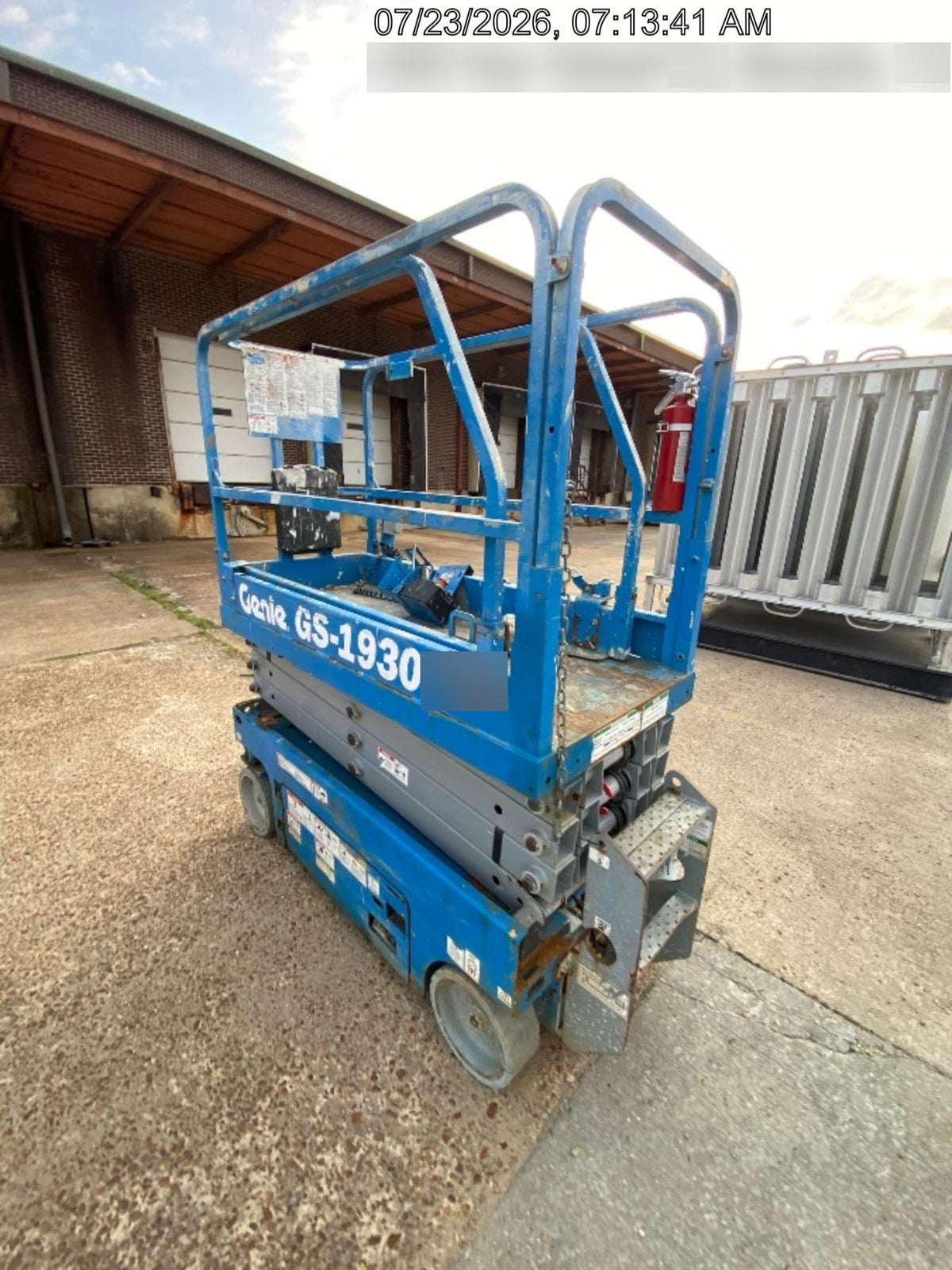 2019 Genie GS-1930 Fixed Rails with Chain Entry