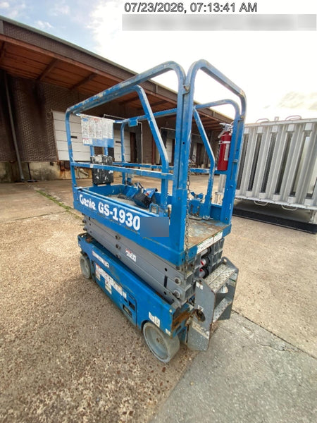 2019 Genie GS-1930 Fixed Rails with Chain Entry