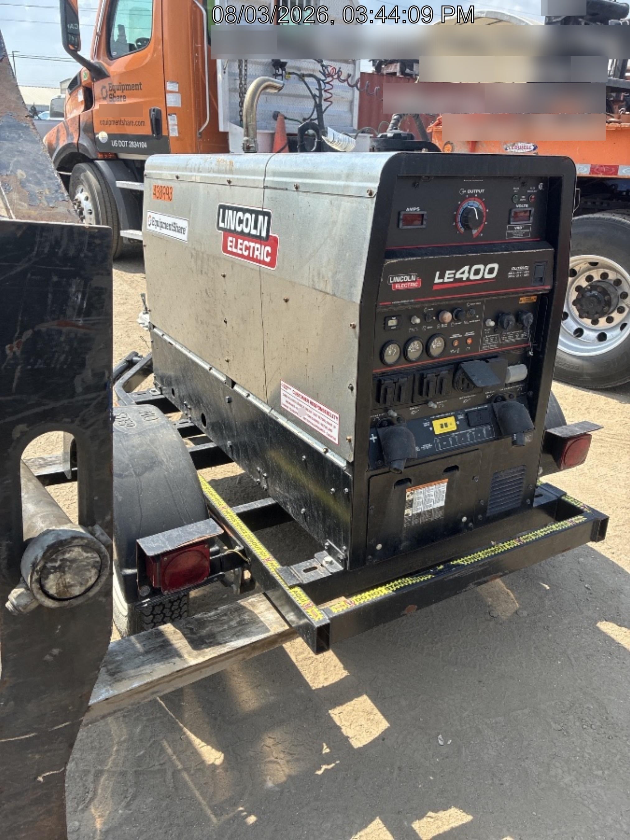 2024 Lincoln Electric LE400 Kubota V1505, Trlr, Cable Rack, Light Kit, ES Decals, T3