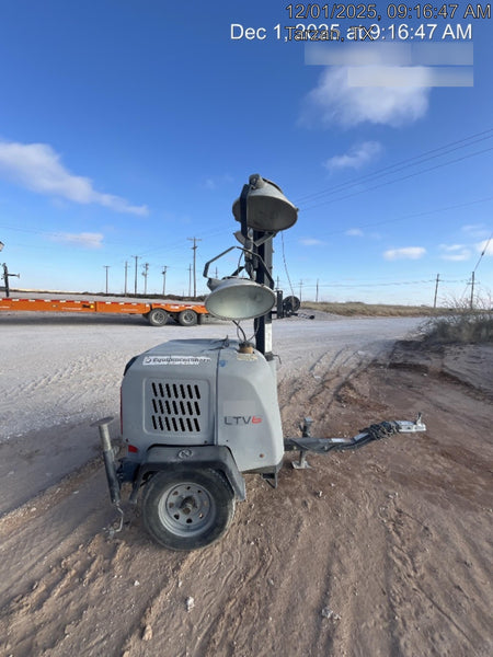 2019 Wacker Neuson LTV6L-MH Mobile Light Tower w/Fuel Level Sensor Installed