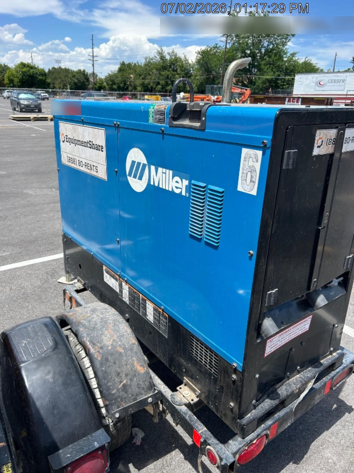 2020 MILLER ELECTRIC BIG BLUE 500