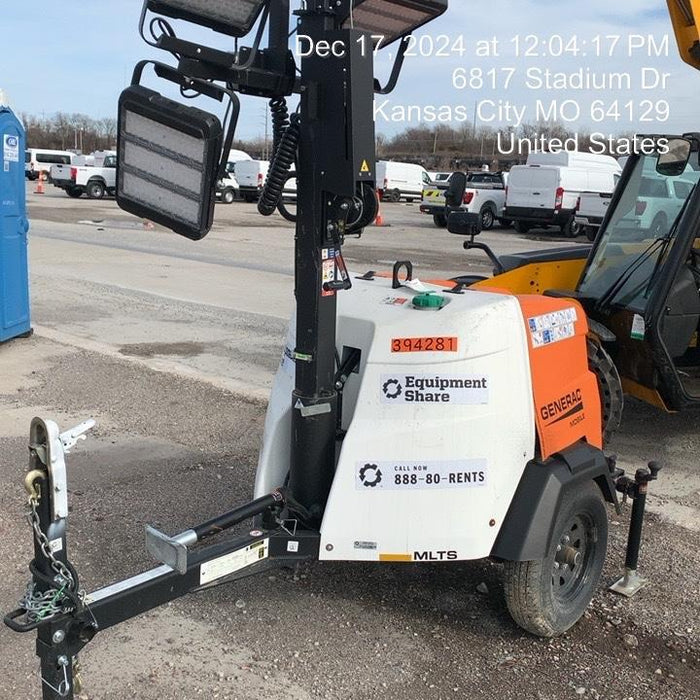 2024 Generac MLT2 Diesel, Flex Switch 120V Input, Powerzone Controller, 
(4) 320W LED Lights, 4kW Generator, 39.9 Gal Fuel Tank, 2" Ball, T3