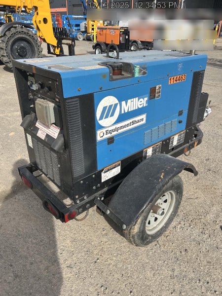 2020 Miller Electric BIG BLUE 400 Trailer Mounted Welder