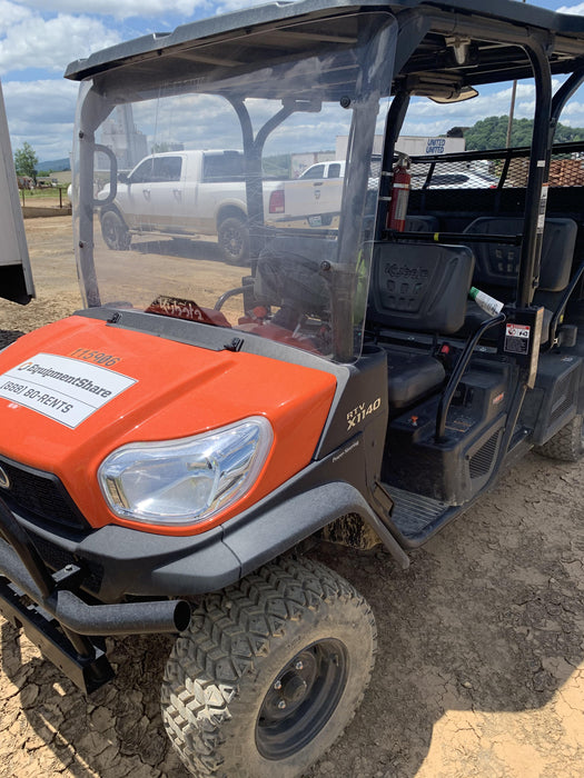 2020 Kubota RTV-X1140W-H 4WD, LED Strobe, Windshield Acrylic Clear, Plastic Canopy, Wire Harness Kit, Backup Alarm