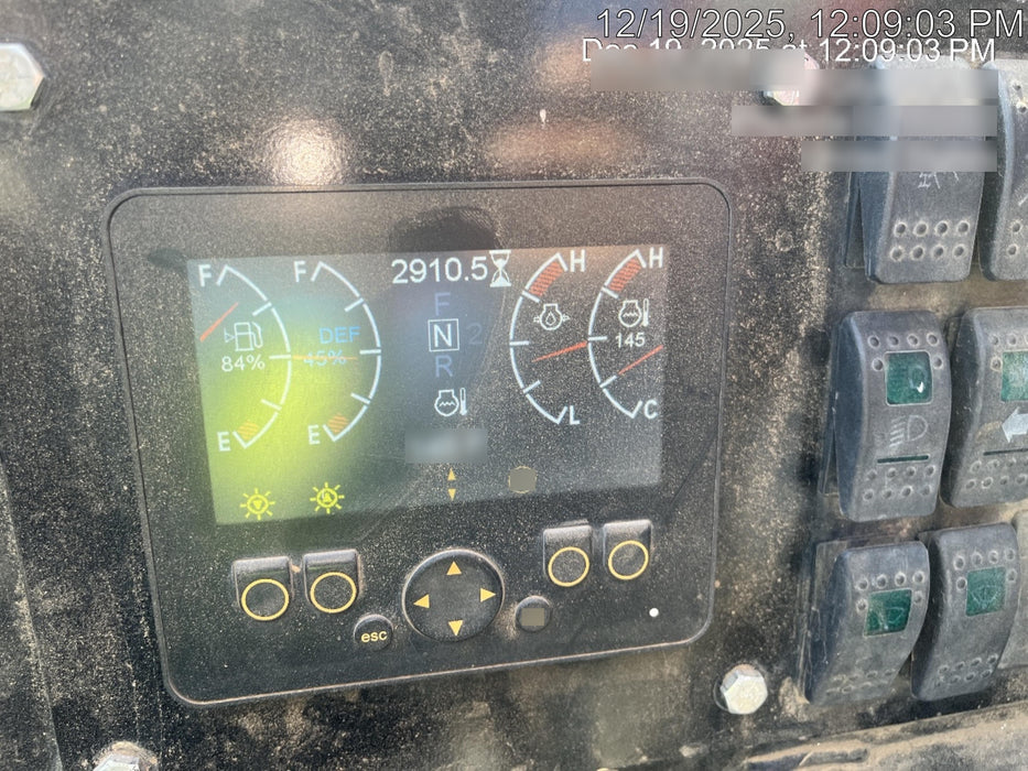 2020 Manitou MTA10055 Cab/Heat/Air, LED Work Lights, Solid Tires, Lift Hook, Beacon, Auxiliary Hydraulics w/66" Carriage and 60" Forks