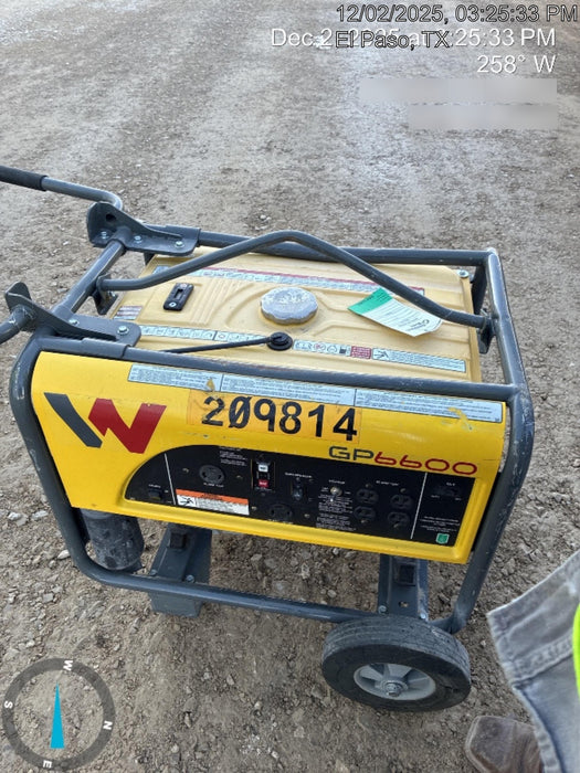 2022 WACKER NEUSON GP6600A