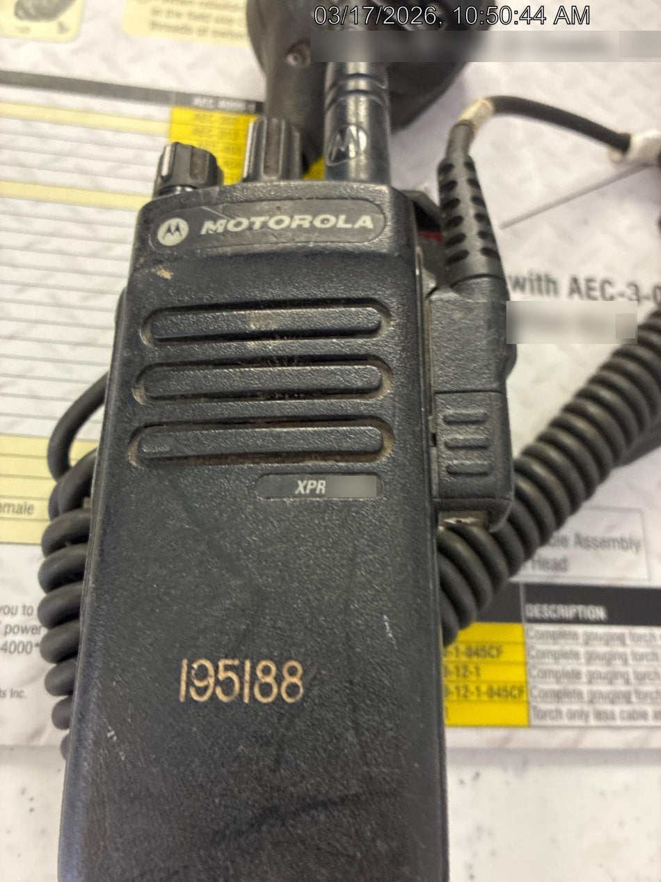 2021 MOTOROLA XPR3300E