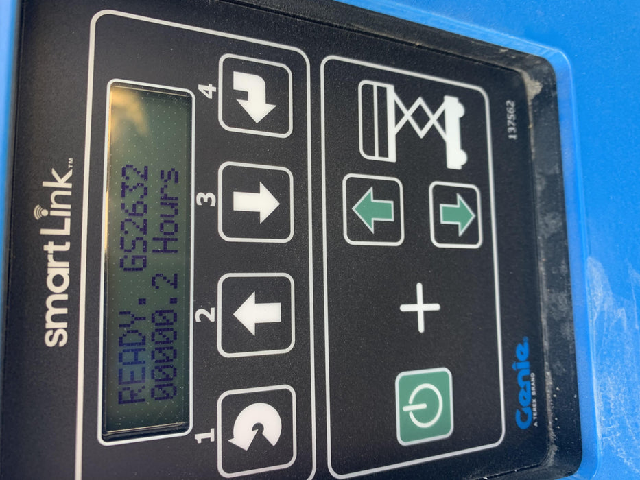 2020 Genie GS-2632 Solid NM Tires, Folding Rails with Half-Height Swing Gate, Beacon