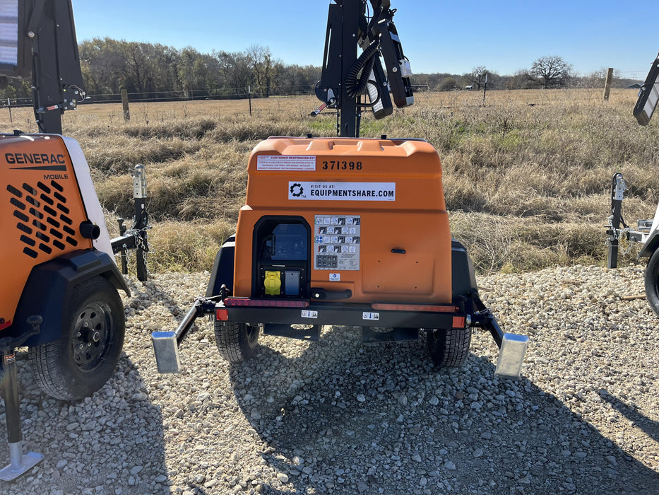 2023 Generac MLT2 Diesel, Flex Switch 120V Input, Powerzone Controller, 
(4) 320W LED Lights, 4kW Generator, 39.9 Gal Fuel Tank, 2" Ball, T3