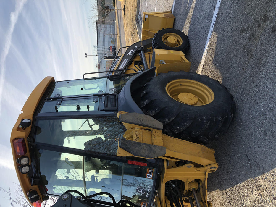 2020 John Deere 310LEP Cab/Heat/Air, 4WD, Standard Stick, Pilot Controls, 2 Way Hydraulics, TAG Manual QC