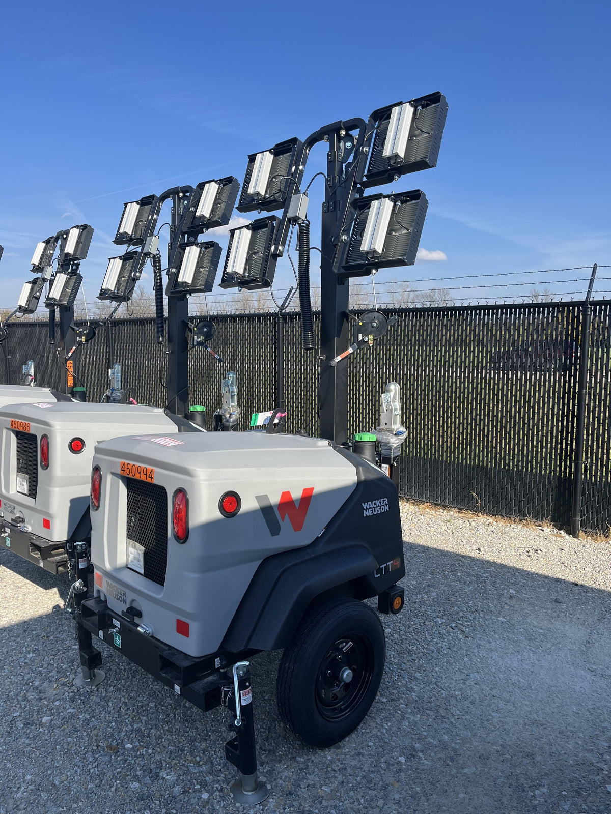 2024 Wacker Neuson LTT4 Diesel, Kohler KDW702, Deep Sea Controller, Auto Start, LED 320W, Bypass Outlet, T3