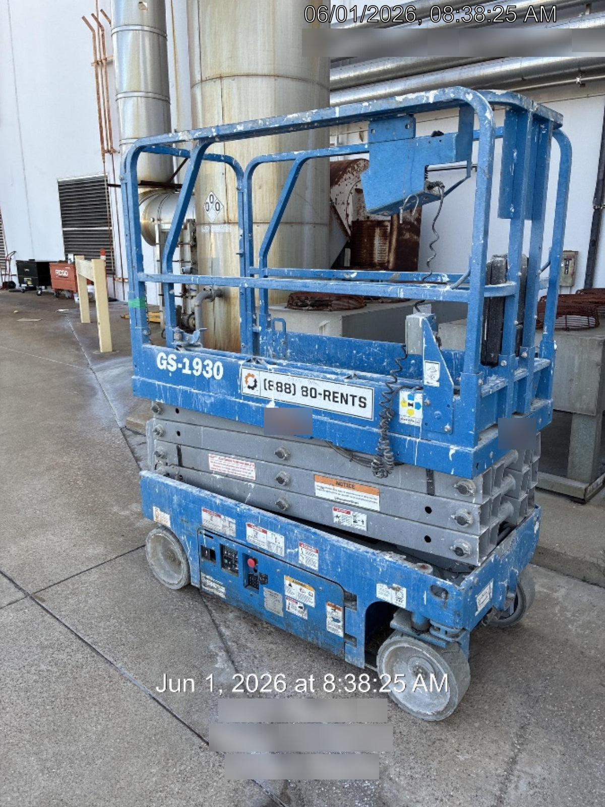 2019 Genie GS-1930 Fixed rails with chain Entry