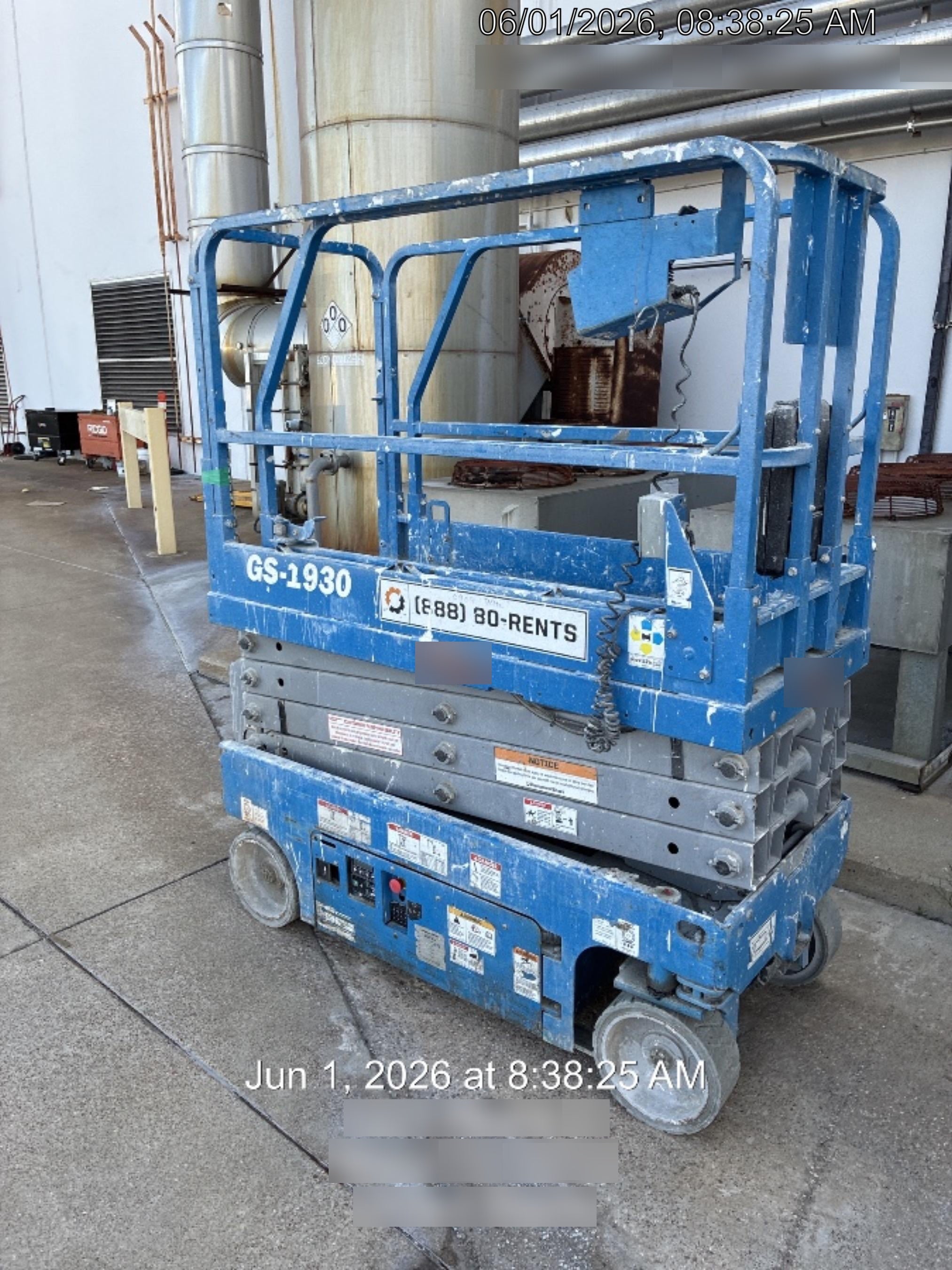 2019 Genie GS-1930 Fixed rails with chain Entry