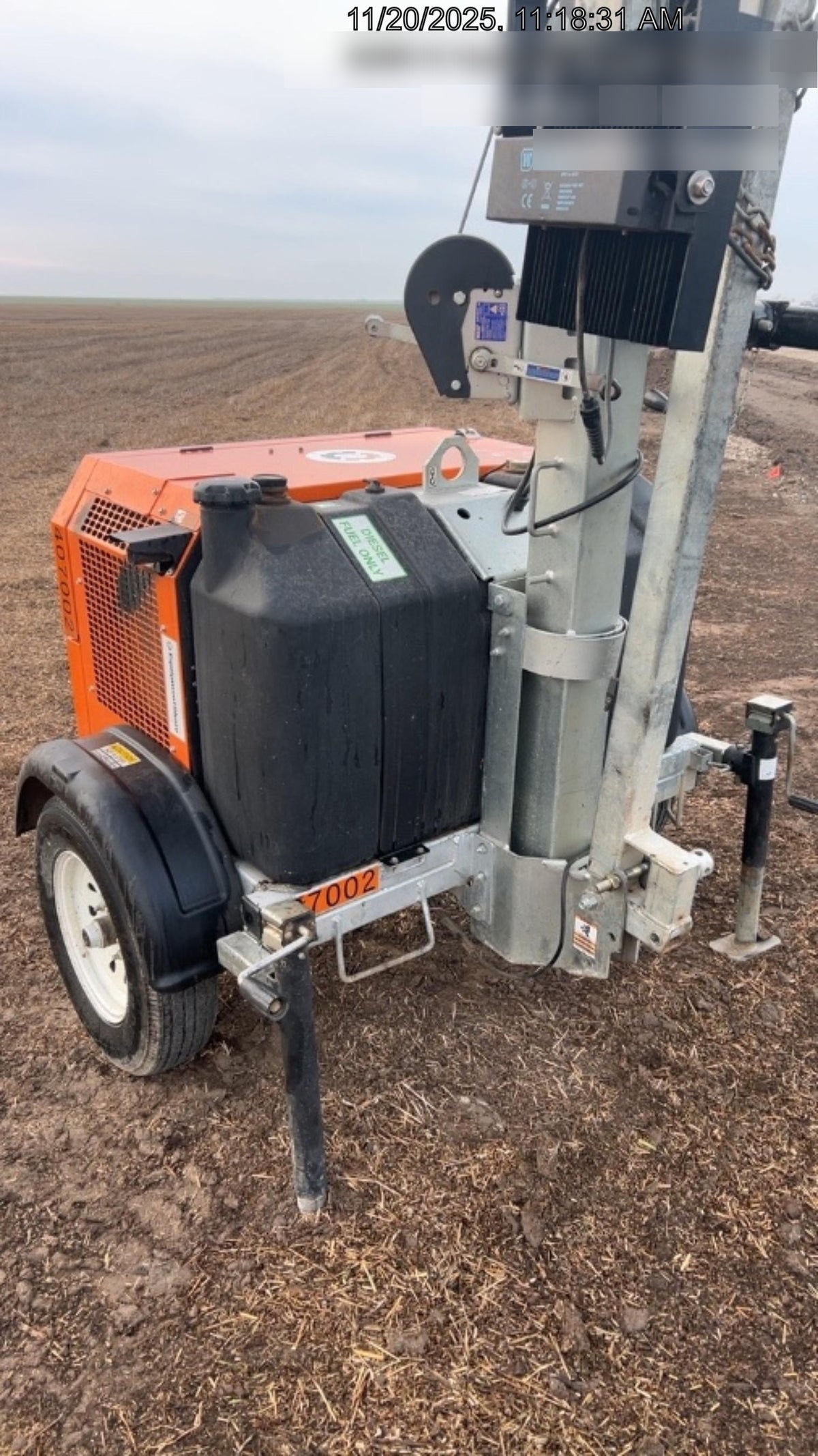 2024 Wanco WLTT-4MM4K Diesel, Deep Sea Controller, Shore Power Plug, Auto Start, (4) 350W LED Floodlights, 4kW Generator, 60 Gal Fuel Tank, 2" Ball, T3