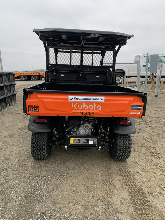 2022 Kubota RTV-X1140W-H Plastic Canopy, Windshield Acrylic Clear, LED Strobe Light, Wire Harness Kit, Back up Alarm