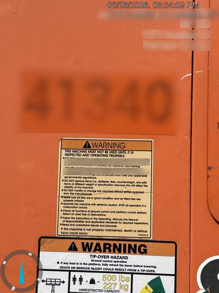 2019 JLG 860SJ