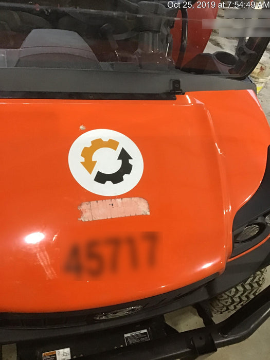 2019 Kubota RTV-XG850WL-H 4wd Utility Cart, Gas, 2 Seat, LED Strobe, Windshield Tempered Glass, Plastic Canopy, Wire Harness Kit, Backup Alarm