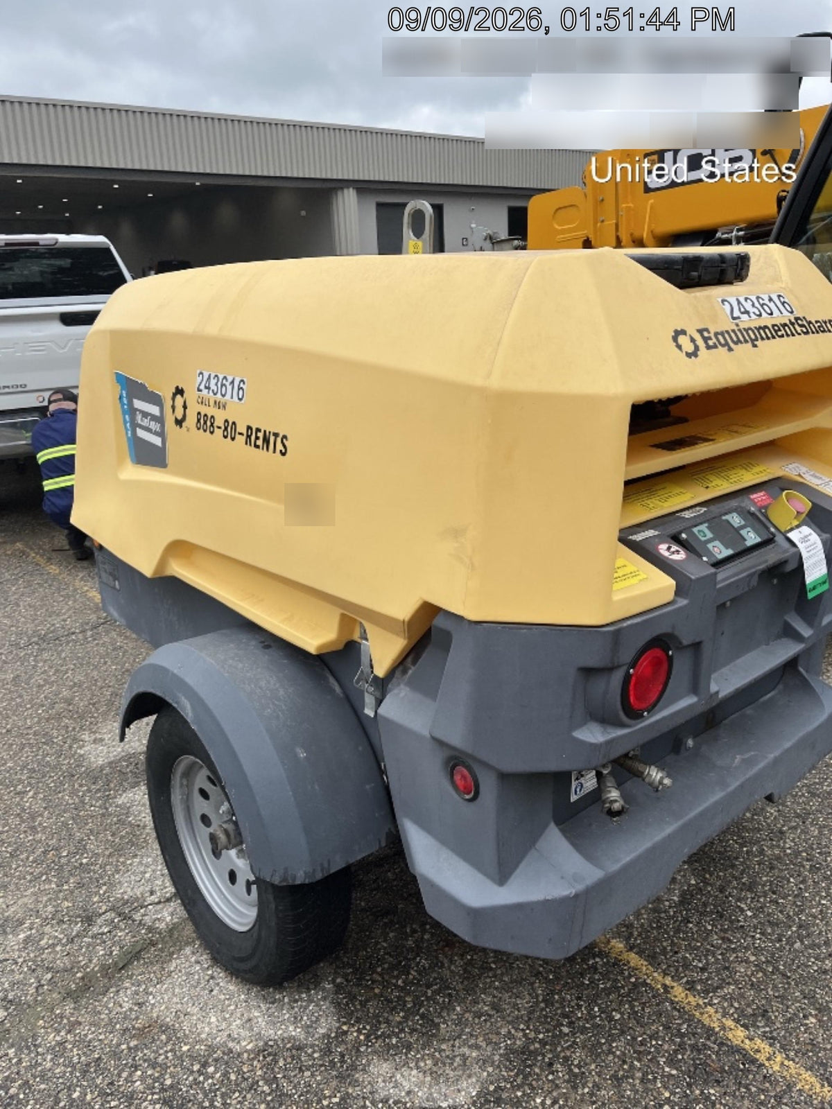 2022 ATLAS COPCO XAS188 CWK
