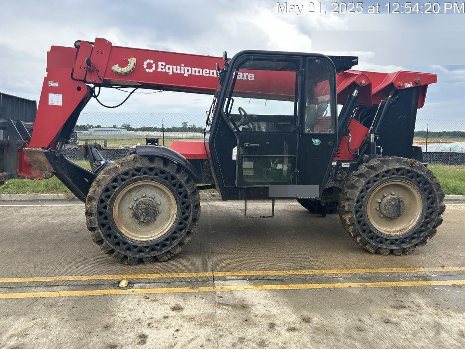 2019 Manitou MTA12042 Cab/Heat/Air, 120 HP, Solid Tires, Work Lights, Lift Hook, Auxiliary Hydraulics 66" Carriage and 60" Forks