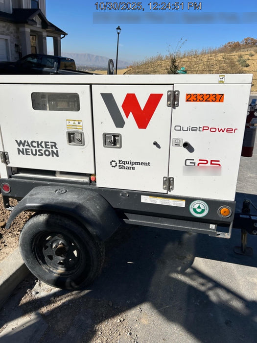 2022 WACKER NEUSON G25