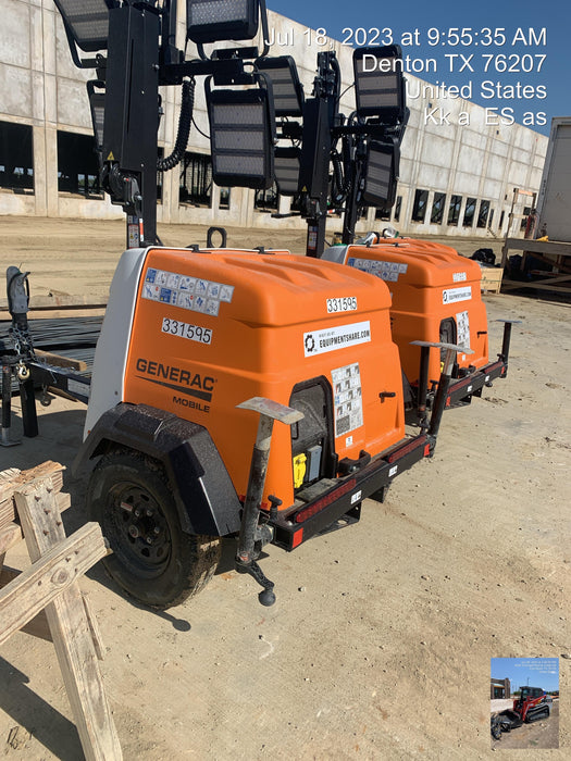 2023 Generac MLT2 Diesel, Flex Switch 120V Input, Powerzone Controller, (4) 320W LED Lights, 4kW Generator, 39.9 Gal Fuel Tank, 2" Ball, T3