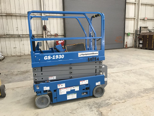 2019 Genie GS-1930 Fixed Rails with Chain Entry