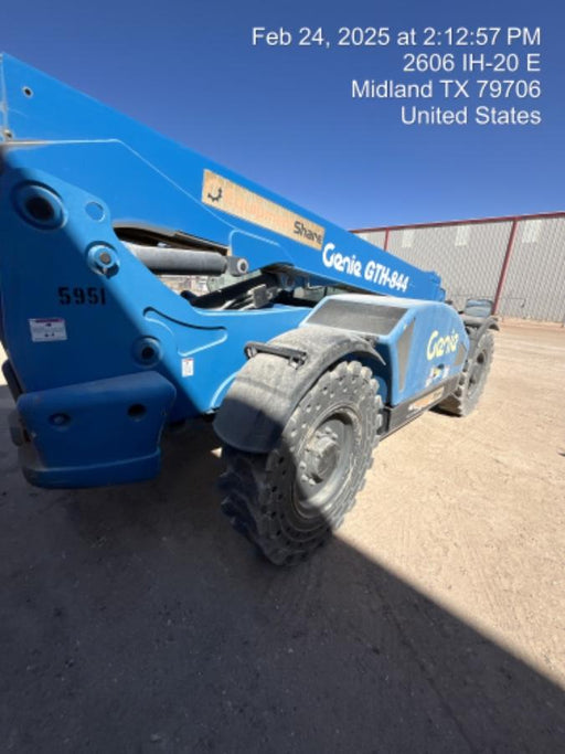 2017 Genie GTH-844 Genie GTH-844, Solid Tires, 60" carriage/forks, Full Cab, Work Lights
