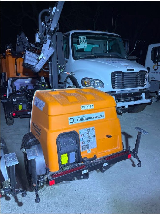 2024 Generac MLT2 Diesel, Flex Switch 120V Input, Powerzone Controller, 
(4) 320W LED Lights, 4kW Generator, 39.9 Gal Fuel Tank, 2" Ball, T3