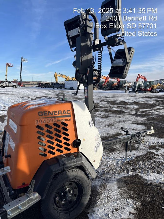 2024 Generac MLT2 Diesel, Flex Switch 120V Input, Powerzone Controller, 
(4) 320W LED Lights, 4kW Generator, 39.9 Gal Fuel Tank, 2" Ball, T3