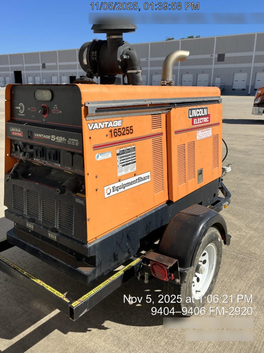 2021 Lincoln Electric Vantage 549X VANTAGE 549X READY-PAK 3 (EQUIPMENTSHARE)