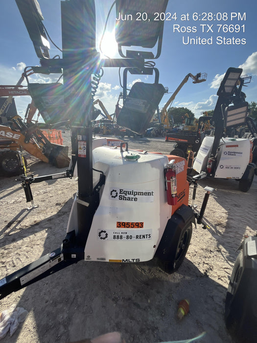 2024 Generac MLT2 Diesel, Flex Switch 120V Input, Powerzone Controller, 
(4) 320W LED Lights, 4kW Generator, 39.9 Gal Fuel Tank, 2" Ball, T3