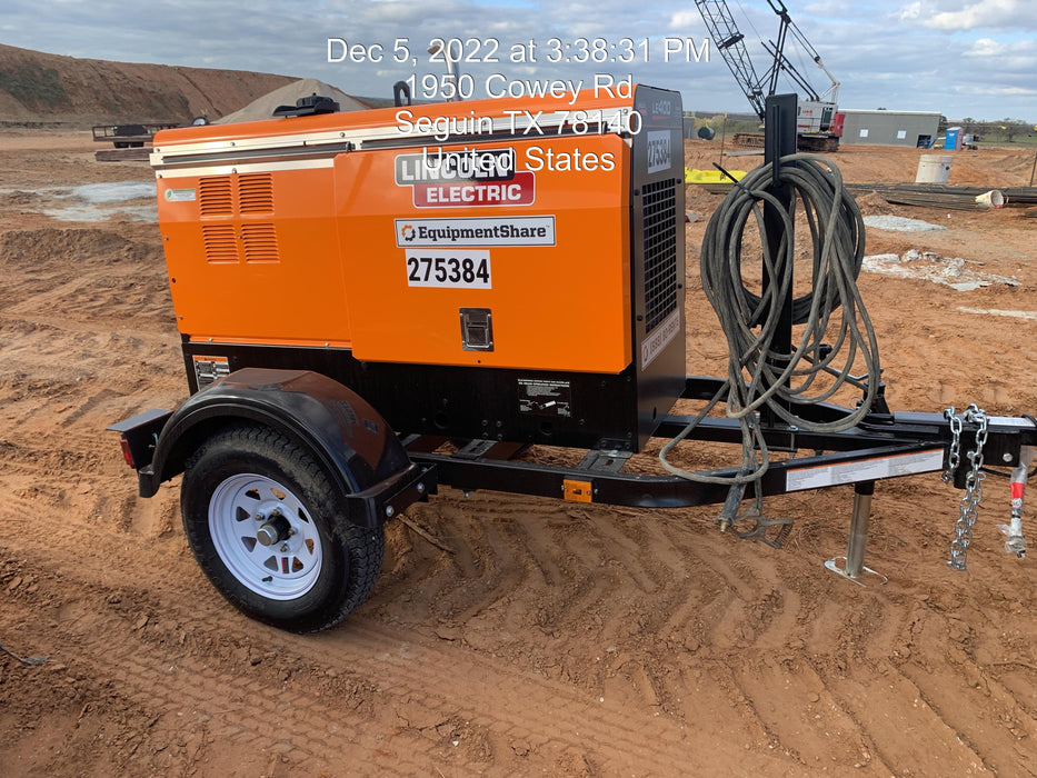 2022 Lincoln Electric LE400 Kubota V1505, Trlr, Cable Rack, Light Kit, ES Decals, T3